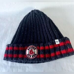 Boston Red Sox Sport Knit acrylic beanie by ‘47 Genuine Merchandise fleece lined
